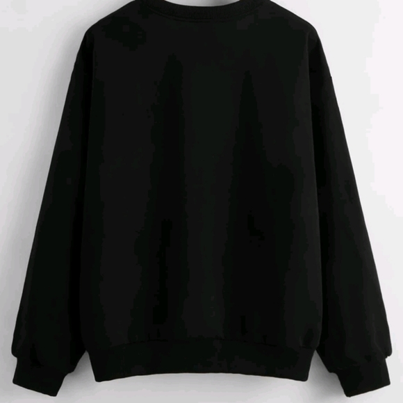 SHEIN Plus Oversized Slight Cropped Crewneck - Picture 4 of 4